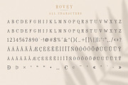 Rovey - Handwritten Serif Font+Bonus, a Serif Font by Craft Supply Co. (Thumbnail 11 of 15)