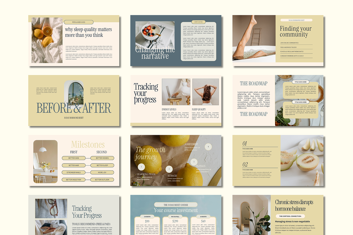 Canva Workbook + Slide Deck Bundle, a Marketing Template by Solana Creative Co. (Photo 6 of 13)