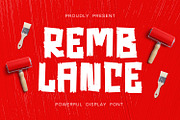 Remblance - Playful Paint Font, a Font by Imoodev (Thumbnail 1 of 7)