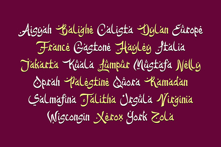Kareem Mubarak Arabic Look Font