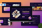 Creative Learning - Education Key, a Presentation Template by Deepslide Studio (Thumbnail 1 of 6)