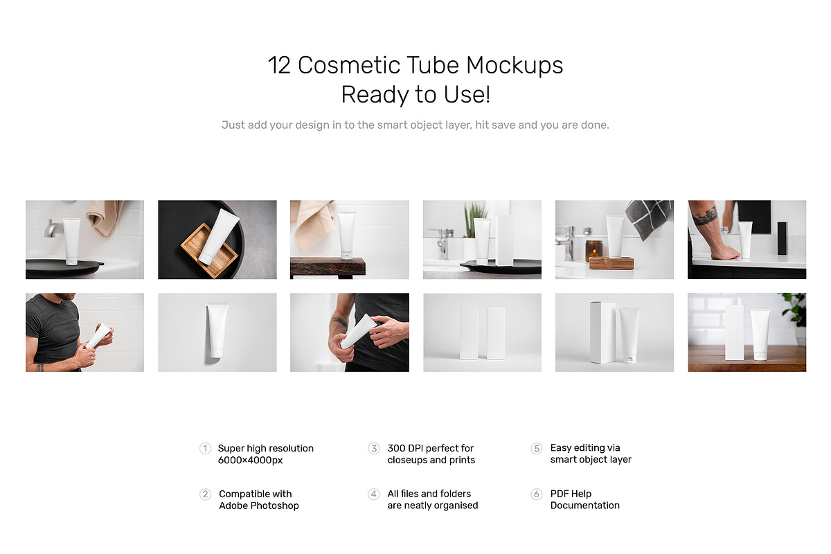 Cosmetic Box and Tube Mockups, a Packaging Mockup by Mr.Mockup™ (Photo 3 of 10)
