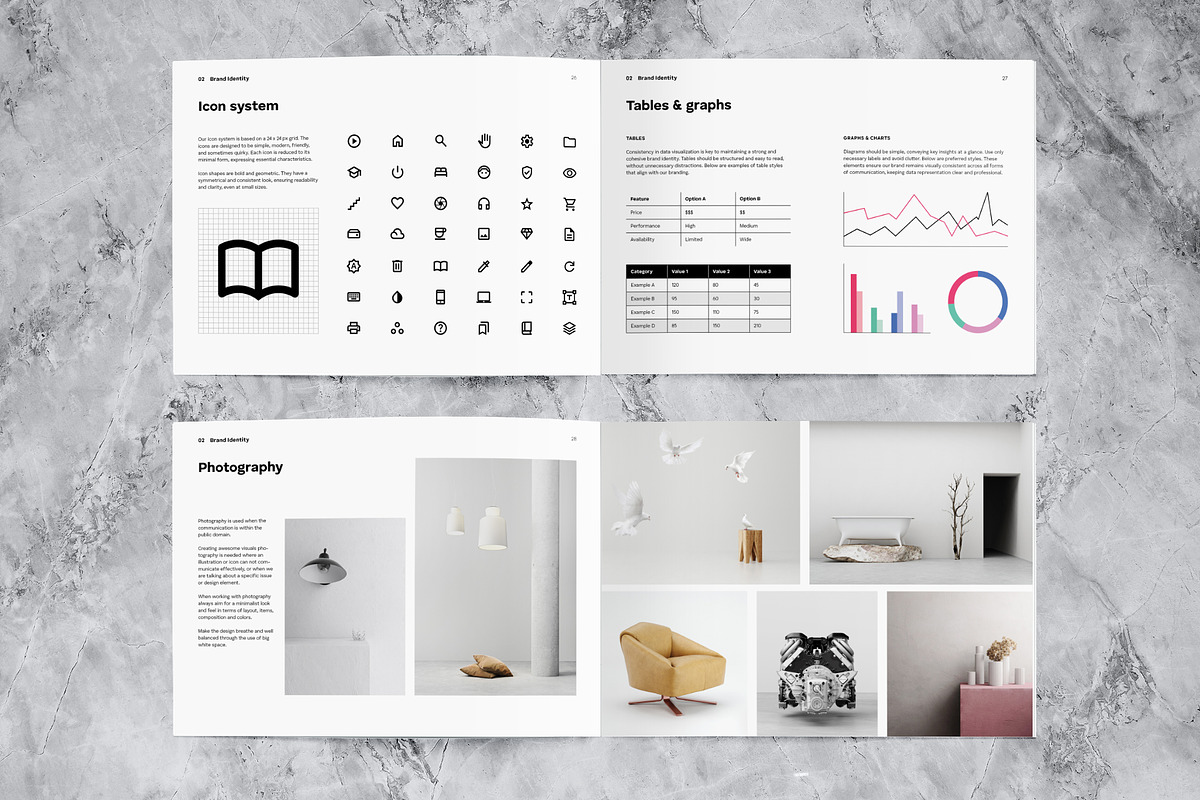 Minimalist Brand Guidelines Template, a Magazine Template by Template Temple (Photo 8 of 10)