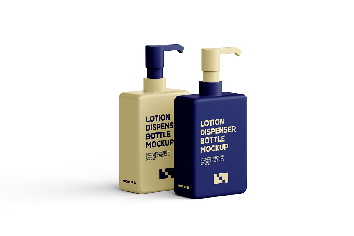 Lotion Dispenser Bottle Mockup, a Household Mockup by Ram Studio LLC (Photo 12 of 16)