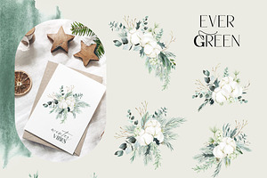 Evergreen -winter Florals