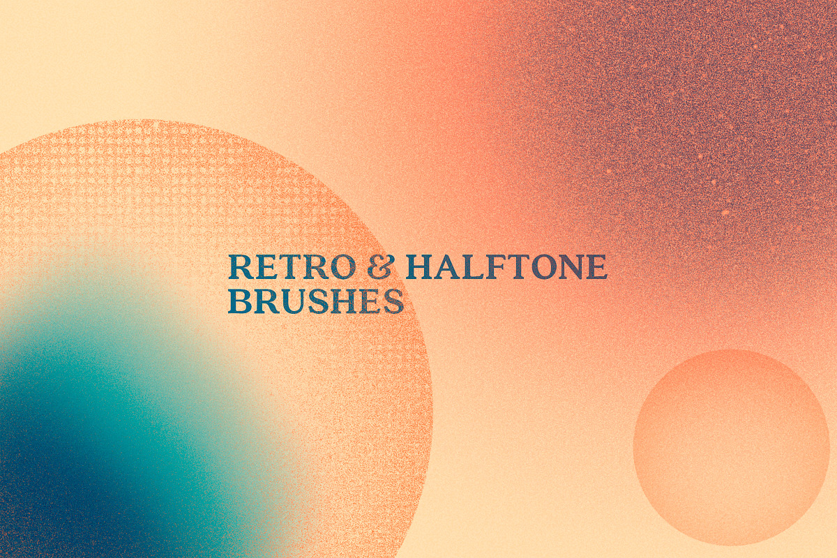 RETRO SET Effects Brushes Gradients, a Brush Add-On by Alexiva (Photo 4 of 10)