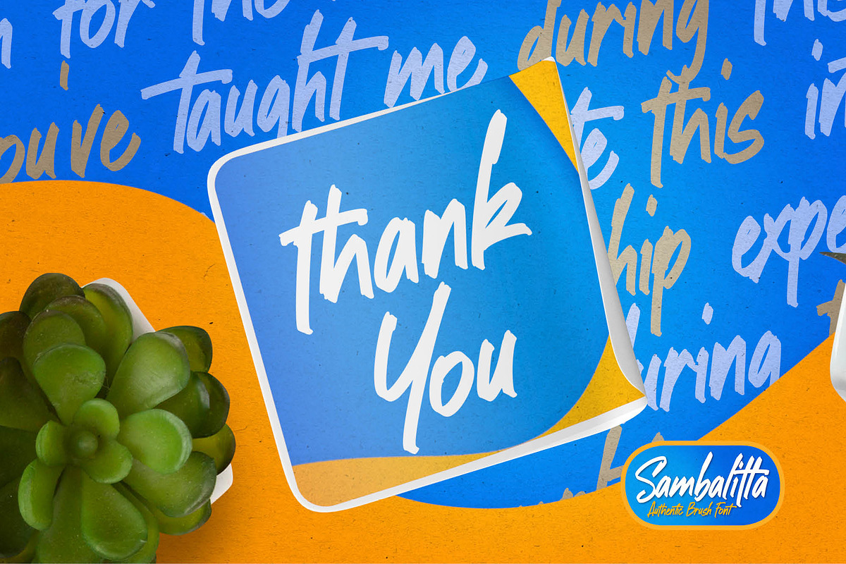 Sambalitta – Natural Handwritten, a Handwritten Font by Almarkhatype (Photo 8 of 8)