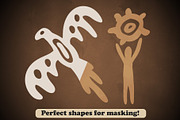 Primitive Art Photoshop Brushes, a Brush Add-On by ArtistMef (Thumbnail 4 of 5)