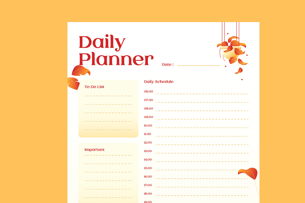 Creative Daily Weekly Planner, a Stationery Template by Neermana (Photo 4 of 4)