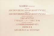 Maher - Stylish Serif Font, a Serif Font by Aqeel_Art (Thumbnail 7 of 8)
