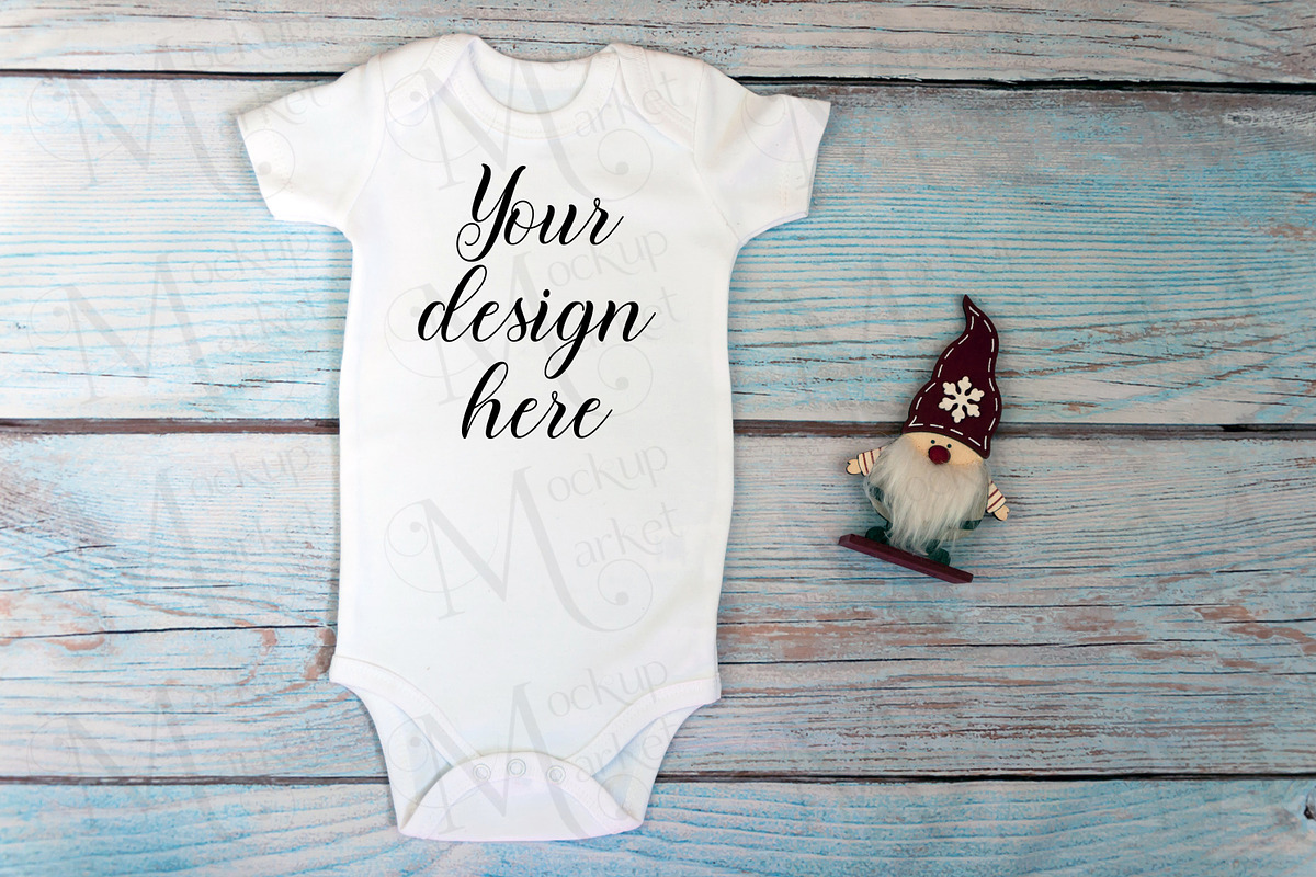 Christmas t-shirts, bodysuit mockups, a Print Template by MockupMarket (Photo 16 of 27)