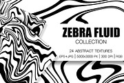 ZEBRA FLUID Collection, a Background Graphic by ViktoriaLapshyna (Thumbnail 1 of 9)