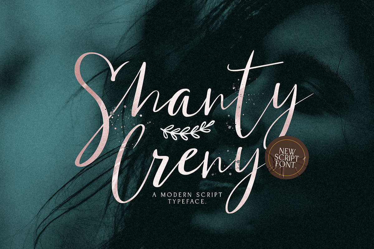 Shanti Creny - Modern Script Font, a Script Font by StringLabs (Photo 1 of 12)