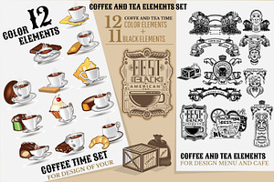 COFFEE AND TEA ELEMENTS SET