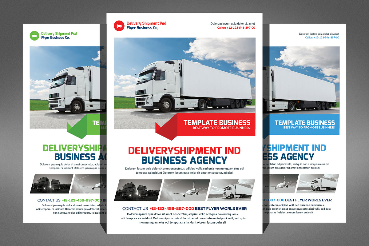 Global Business Flyers Bundle, a Flyer Template by Graphic Templates (Photo 3 of 6)