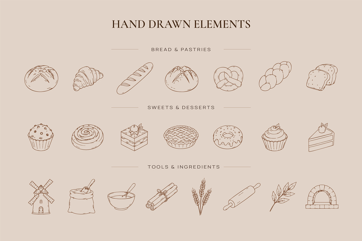 Bakery Branding Toolkit, an Object Graphic by AnnMsl Lab (Photo 4 of 6)