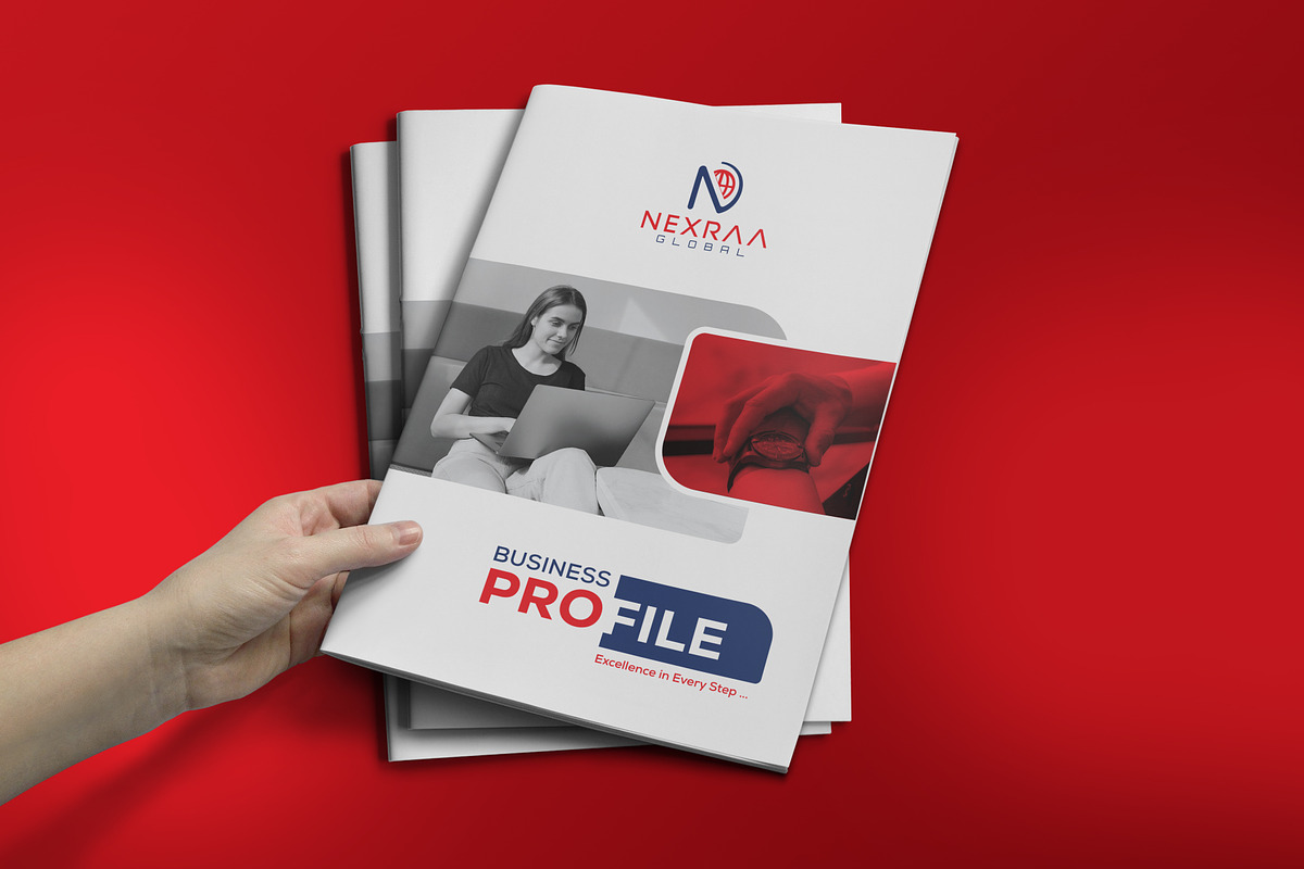 Red Corporate Business Profile, a Brochure Template by VectStock (Photo 5 of 6)