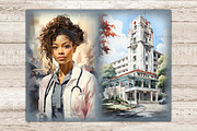 Medical Junk Journal Pages, a Work Illustration by GlamArtZhanna (Thumbnail 9 of 9)