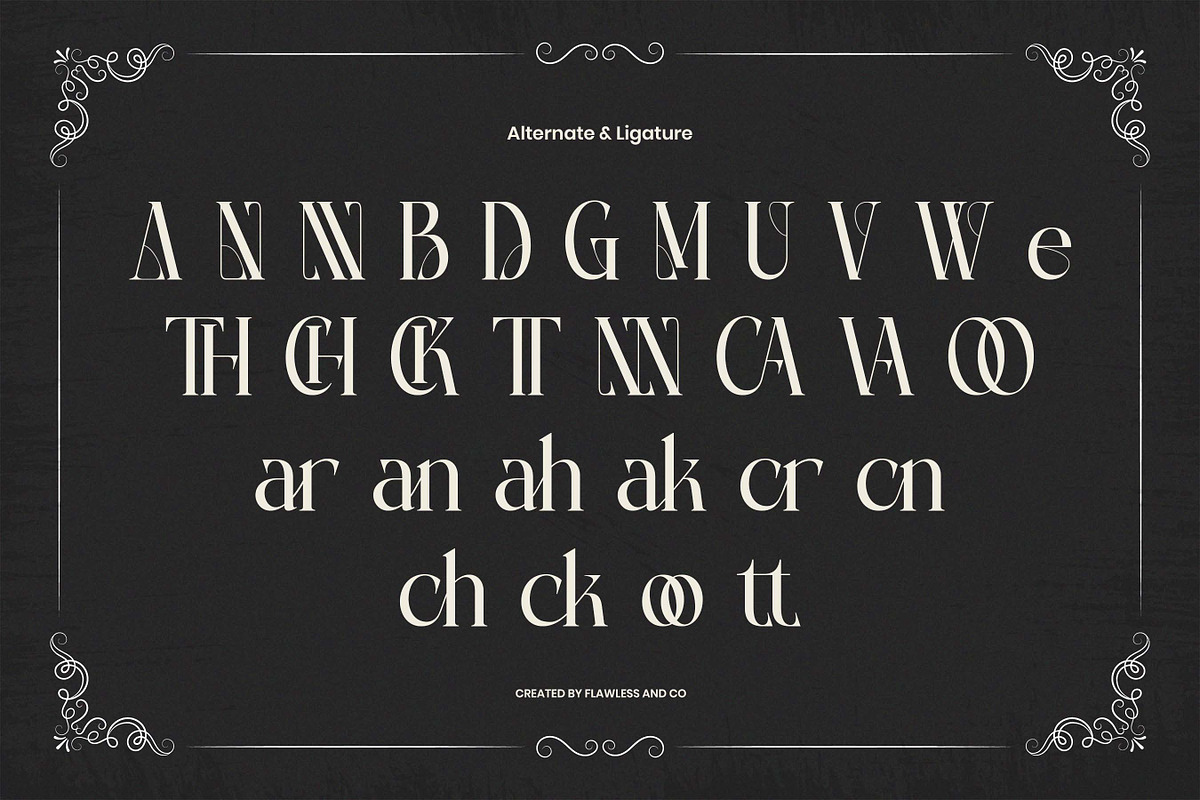 Gundoova - Blackletter Serif Font, a Blackletter Font by Flawless And Co (Photo 9 of 10)