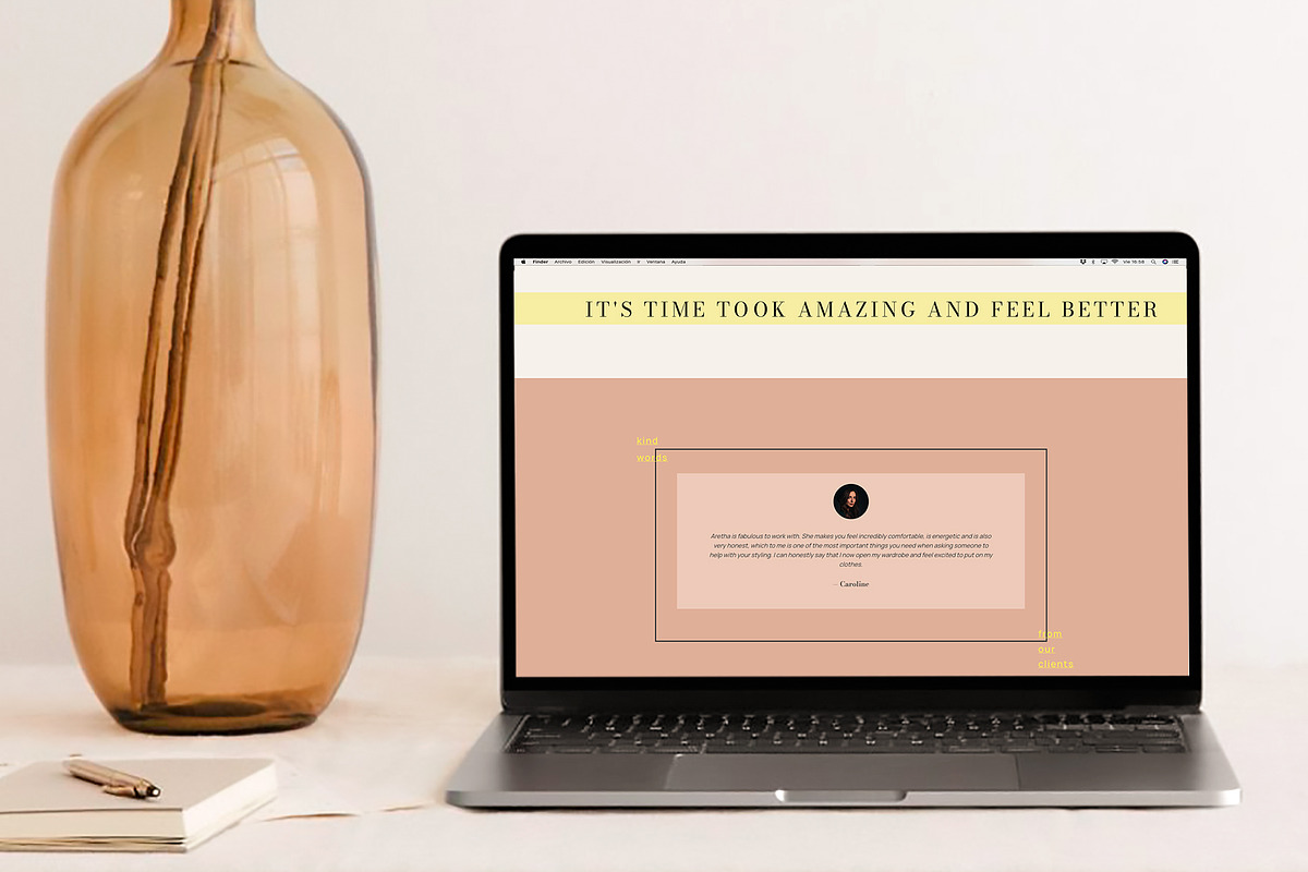 Home Page Elementor Template WP, a Landing Page Template by Eva Cogollos Studio (Photo 5 of 5)