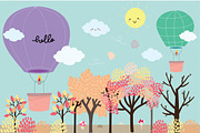 Happy Hedgehog @ Autumn season, a Decorative Illustration by MooBeer (Thumbnail 4 of 6)
