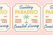 Hotel Paradiso Vintage Font Family, a Handwritten Font by Ayya Studio (Thumbnail 7 of 16)