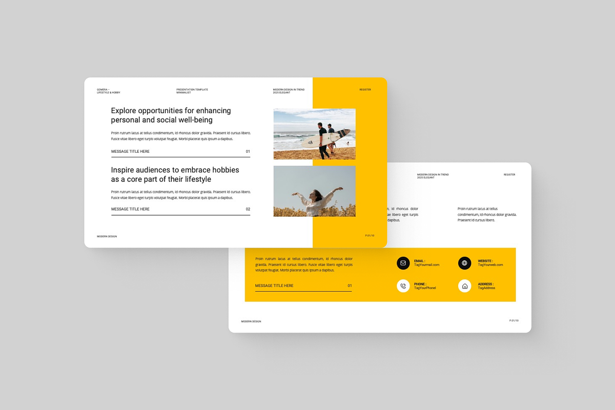 Lifestyle & Hobby Google Slides, a Presentation Template by Annora Studio (Photo 3 of 5)