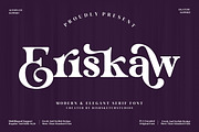 Eriskaw Serif Fonts, a Serif Font by mahstudios (Thumbnail 1 of 10)