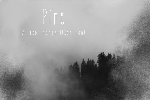 Pine handwritten font preview 8