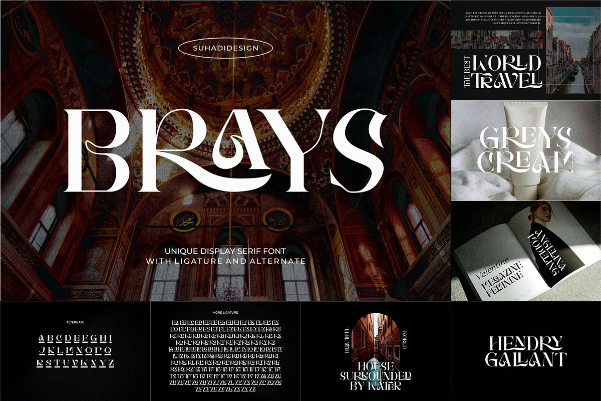 Popular Font Bundle Best Selling, a Serif Font by suhadidesign (Photo 12 of 14)