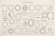 Retro logo elements & templates, a Branding & Logo Template by Michèle Kae (Thumbnail 2 of 10)