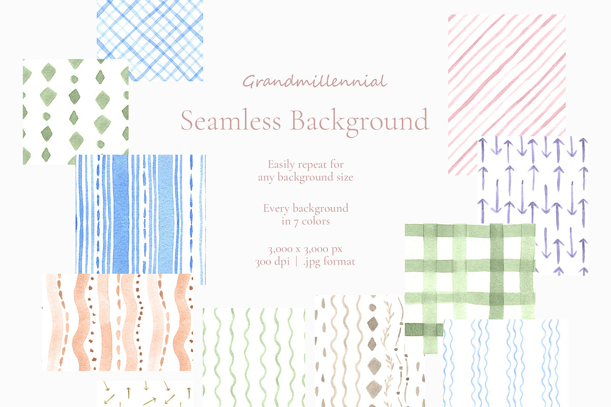 Grandmillennial Garden collection, a Decorative Illustration by Liliia Polos Illustration (Photo 14 of 15)