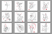 Chinese zodiac wheel with signs., an Illustration by Adamskyistudio (Thumbnail 3 of 6)