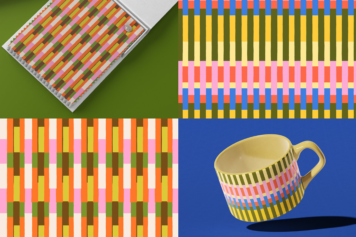 Geometric seamless patterns set, a Pattern Graphic by Good Studio (Photo 4 of 13)