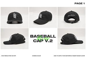 Baseball Cap V.2 - Mockup