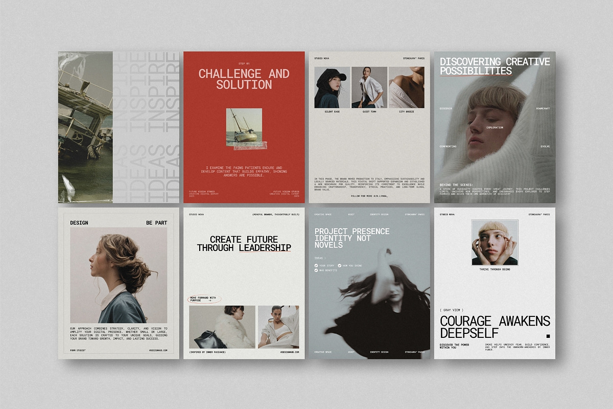ZENO | Social Media Kit (I), a Social Media Template by The Aesthetic Studio (Photo 4 of 10)