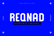 Reqnad Geoemtrik Font, a Font by Tondi Type Studio (Thumbnail 10 of 10)