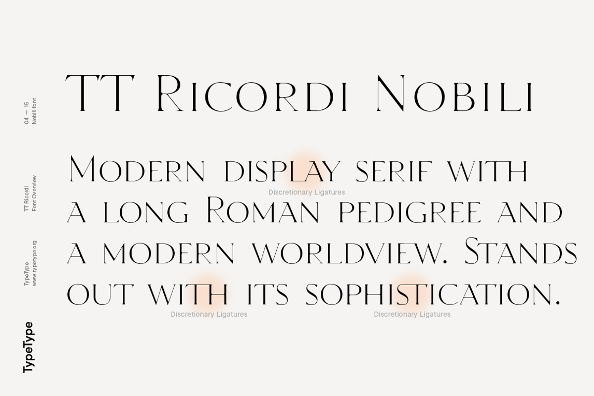 TT Ricordi, a Serif Font by TypeType (Photo 4 of 15)