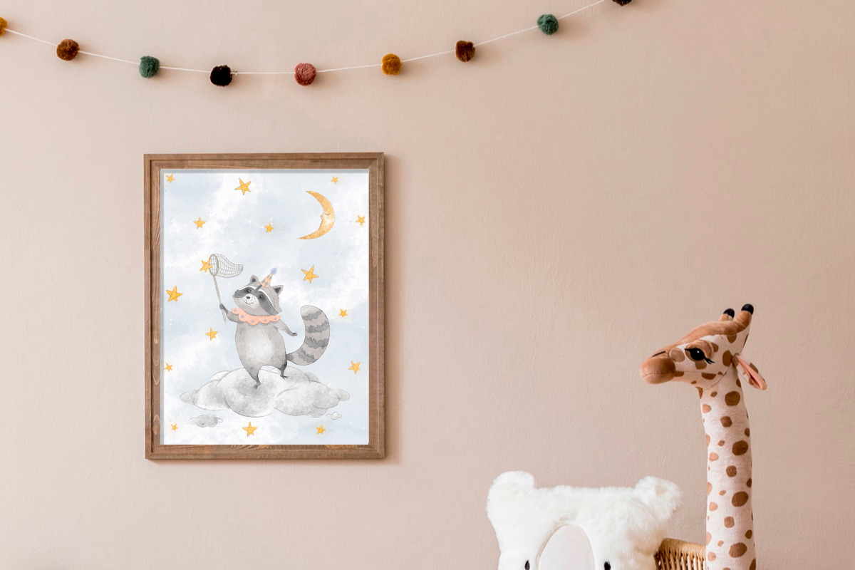 Sky Dreams. Watercolor animals, an Animal Illustration by AlineArtStore (Photo 12 of 12)