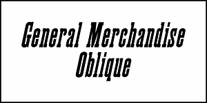 General Merchandise JNL