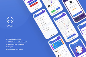 Ovlet - Taxi Mobile App UI Kit