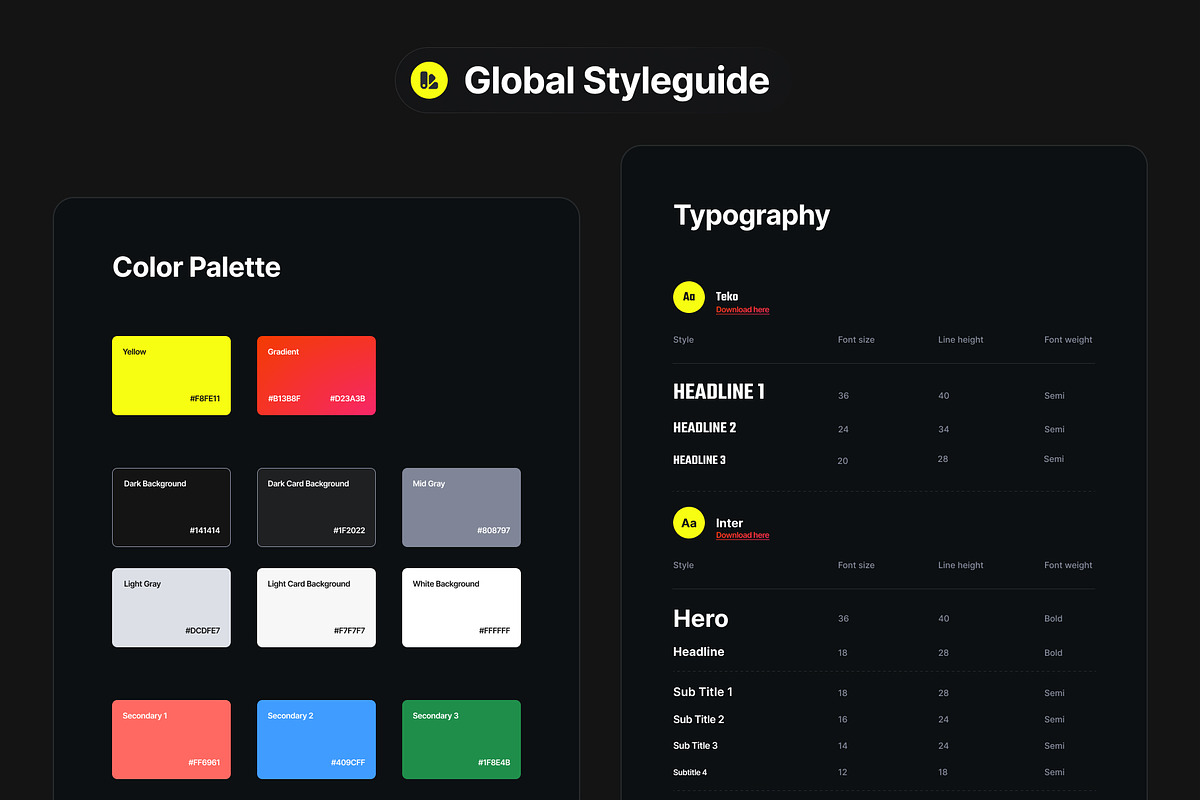 Monster Livescore Sport App UI Kit, an UI Kit Template by Hoang Nguyen (Photo 2 of 6)