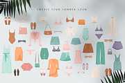 Big Summer Clothing Set, an Illustration by Katerine Kolak (Thumbnail 6 of 7)