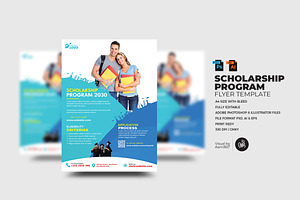 Scholarship Program Flyer Template, a Flyer Template by Aam360