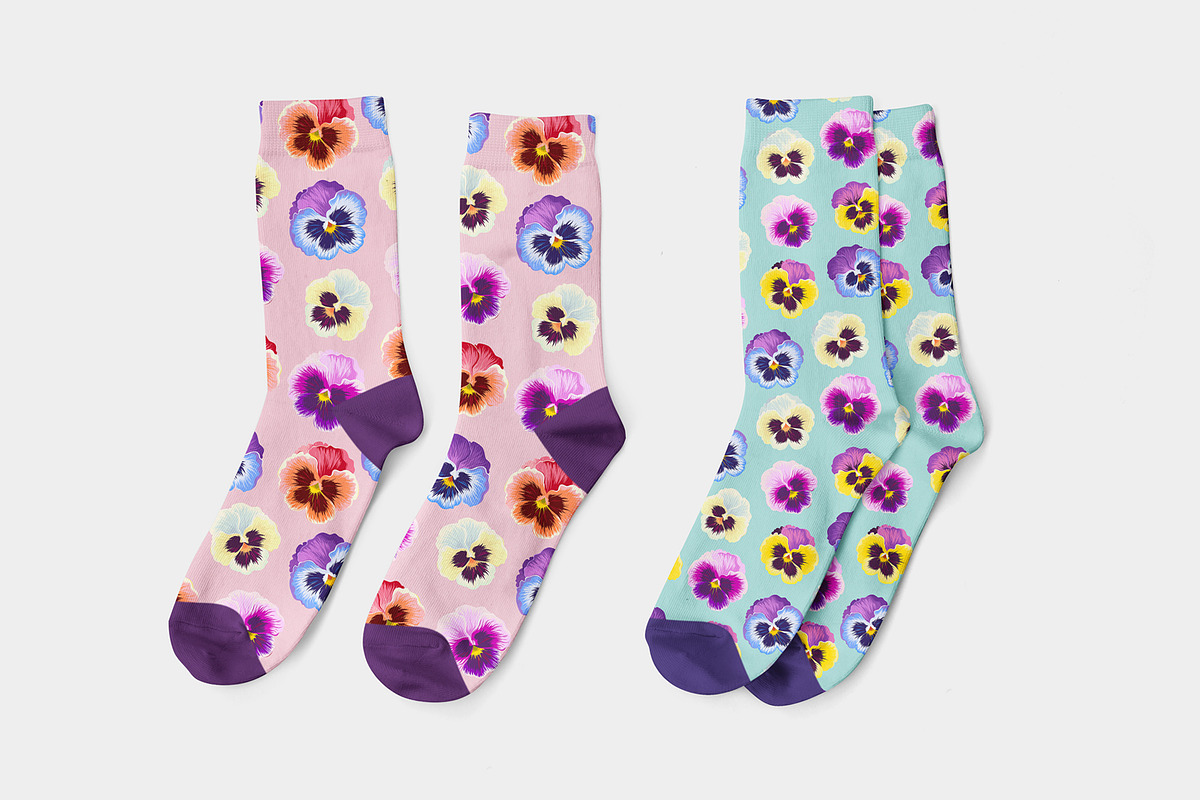 Pansy Patterns, a Pattern Graphic by GreyLilac (Photo 6 of 9)
