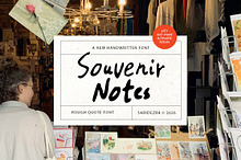 Souvenir Notes - Quote Font