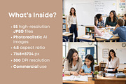 School Teacher Stock Photo Bundle, a Person Photo by Selenique Studio (Thumbnail 2 of 8)