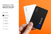 Modern Business Card Mckup Set, a Product Mockup by graphypix (Thumbnail 3 of 4)