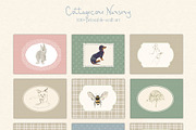 Animals Nursery Wall Art Prints, a Background Graphic by whiteheartdesign (Thumbnail 9 of 17)