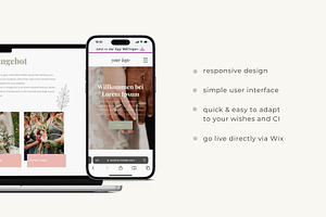 Wix Website Template Portfolio